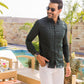 Quilted Emerald Green Shirt
