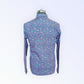 Blue flora fauna shirt