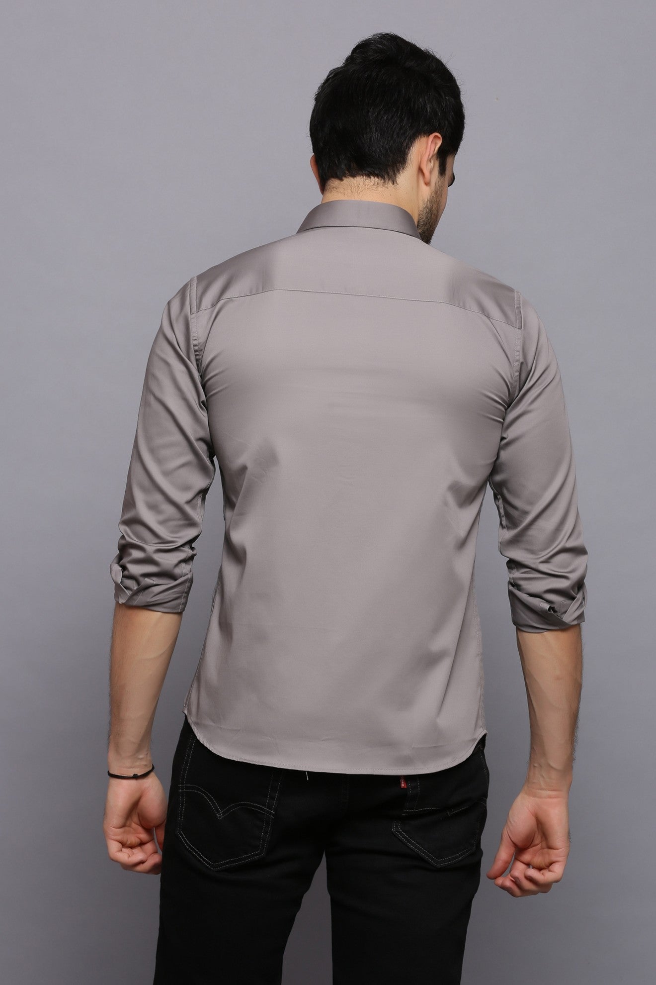 Zipper Grey Shirt
