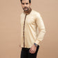 Khaki Shirt With Motif