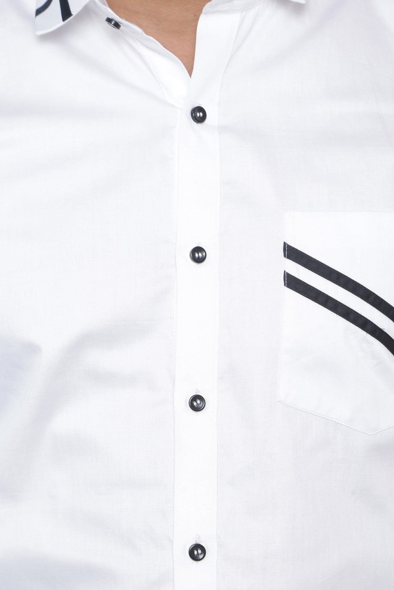 Cross White Pocket Shirt